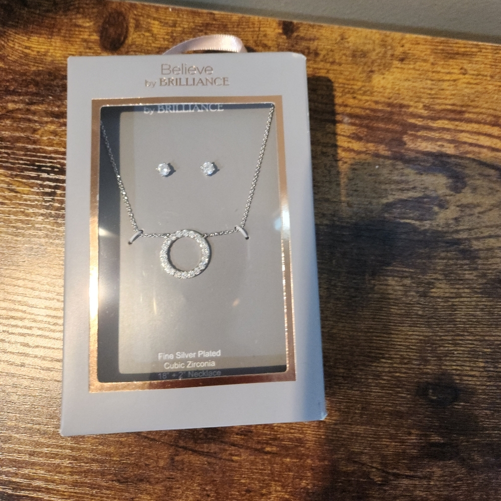 Necklace with matching earings